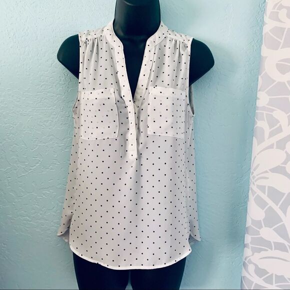 H&M Conscious polka dot top Size small - Picture 1 of 10